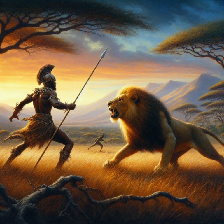 Ihmiset vs Leijonat Keniassa