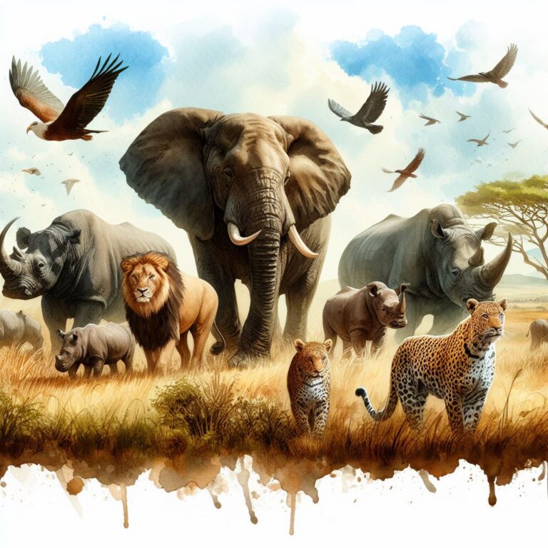 Afrikan eläimistä yleisesti