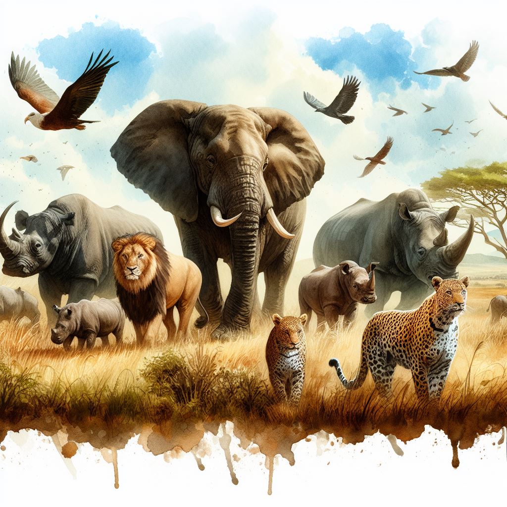 Afrikan eläimistä yleisesti