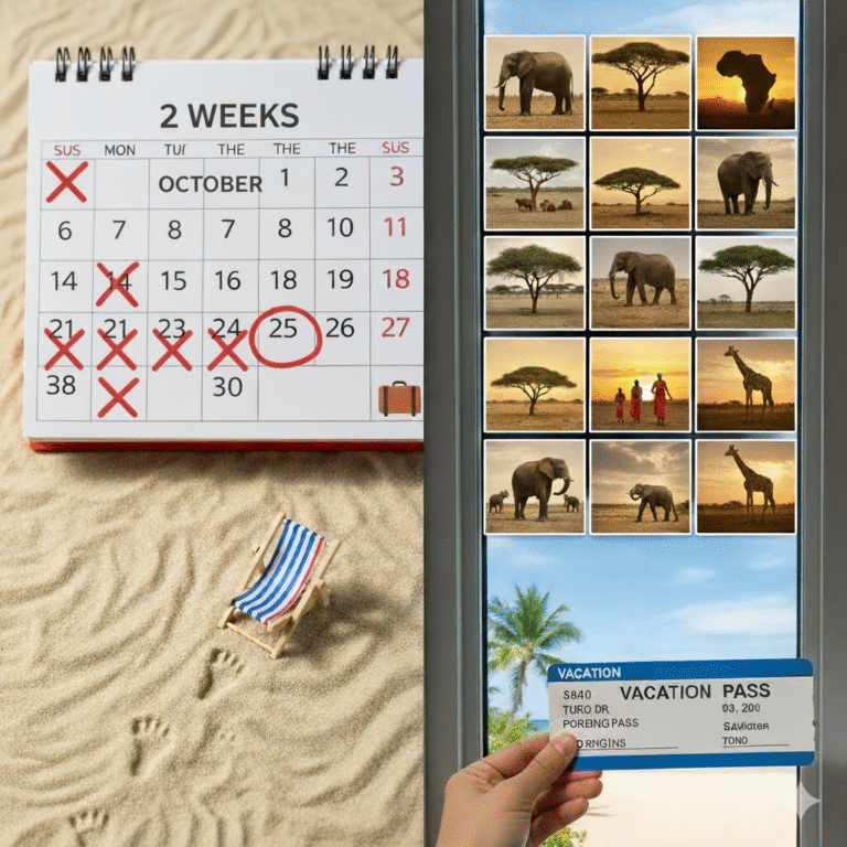 Kaksi viikkoa loman alkuun